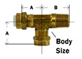 Flareless Male Run Tee Diagram